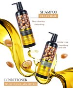 شامپو آرگان ترمیم کننده فاقد سولفات لایتنس 900 میل Lightness - 5