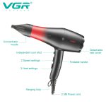 سشوار حرفه ای وی جی ار 2600 وات مدل V-462 - Image 3
