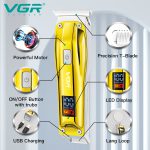 ماشین اصلاح سر و صورت وی جی آر مدل V-956 - 5