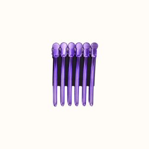 گیره تقسیم استیل کرومی 12 عددی (بنفش)