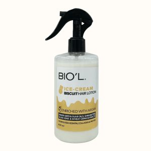 لوسیون مرطوب و تقویت کننده بستنی بیسکویتی بیول مناسب مو رنگ شده و اسیب دیده 400 میل