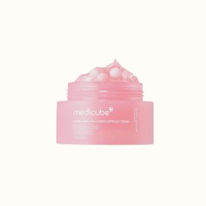 کرم کپسولی جوانساز مدل PDRN Pink Collagen مدی کیوب مناسب انواع پوست