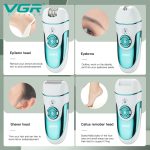 اپیلاتور چهار کاره وی جی آر مدل V-700 - Image 2