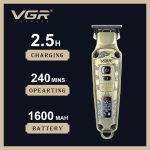 ماشین اصلاح مو سر و صورت وی جی ار مدل V-901 - Image 4