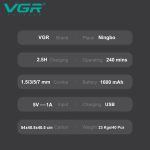 ماشین اصلاح مو سر و صورت وی جی ار مدل V-931 - Image 5