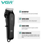 ماشین اصلاح مو سر وی جی ار مدل V-118 - Image 3