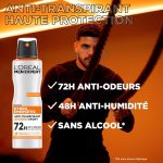 اسپری ضد تعریق 72 ساعته مردانه لورال مدل Hydra Energetic - Image 3