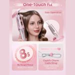دستگاه فر کننده مو کرلی شیگلم بیبی پیک (صورتی) Curler Sheglam سایز 25 - 11