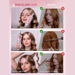 دستگاه فر کننده مو کرلی شیگلم بیبی پیک (صورتی) Curler Sheglam سایز 25 - 10