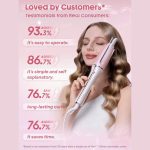 دستگاه فر کننده مو کرلی شیگلم بیبی پیک (صورتی) Curler Sheglam سایز 25 - 3