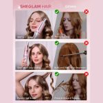 دستگاه فر کننده مو کرلی شیگلم بیبی پینک (صورتی) Curler Sheglam سایز 19 - Image 11