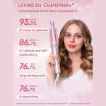 دستگاه فر کننده مو کرلی شیگلم بیبی پینک (صورتی) Curler Sheglam سایز 19 - Image 3